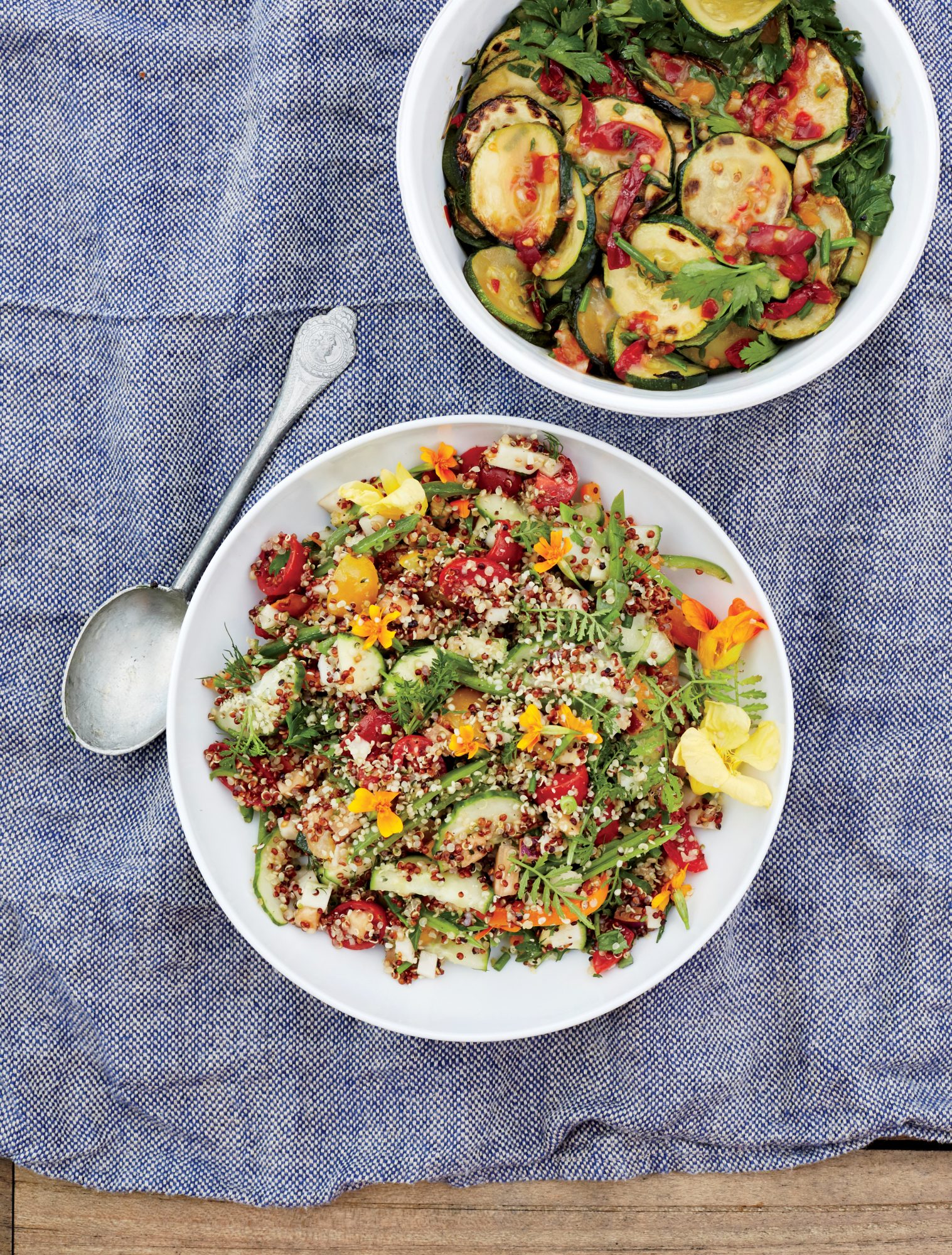 Sprouted Quinoa with Marinated Veggies Sprouted Quinoa with Marinated Veggies