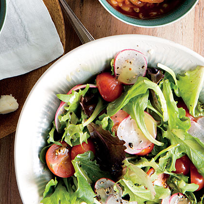 Simple Salad with Lemon Dressing Simple Salad with Lemon Dressing