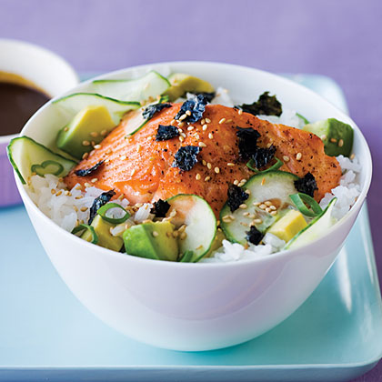 Simple Salmon Chirashi Simple Salmon Chirashi