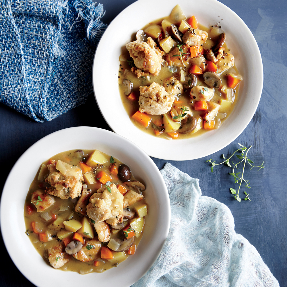 Turkey and Vegetable Stew with Whole-Grain Biscuits Turkey and Vegetable Stew with Whole-Grain Biscuits