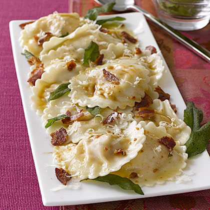 Butternut Squash Ravioli with Sage Butternut Squash Ravioli with Sage