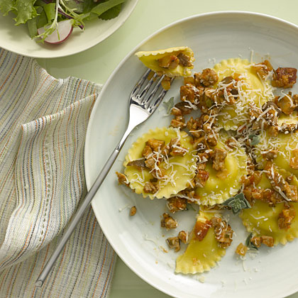 Ravioli With Pork, Fennel, and Shiitake Sauce Ravioli With Pork, Fennel, and Shiitake Sauce