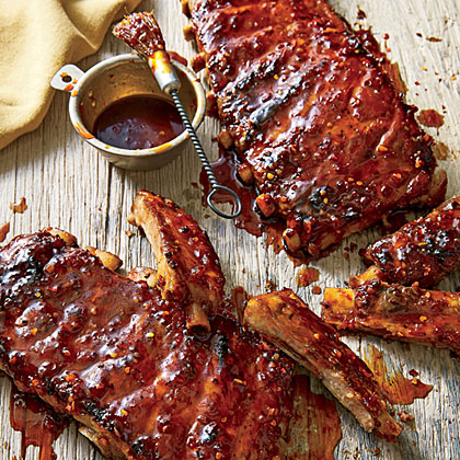 Honey-and-Soy-Lacquered Ribs Honey-and-Soy-Lacquered Ribs