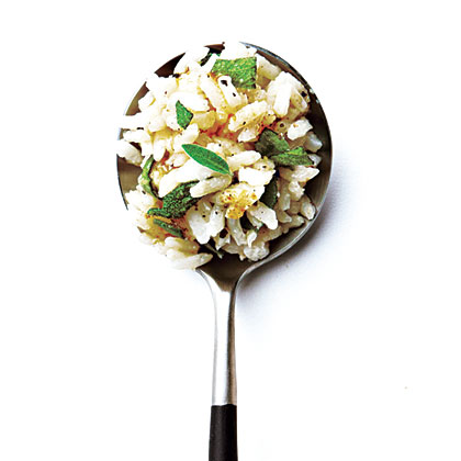 Browned Butter and Sage Rice Browned Butter and Sage Rice