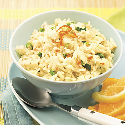 Citrus-Scented Rice With Fresh Basil