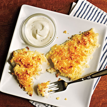 Chip-Crusted Fish Fillets Chip-Crusted Fish Fillets
