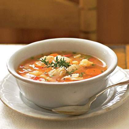 Tomato-Based White Wine Fish Soup Tomato-Based White Wine Fish Soup