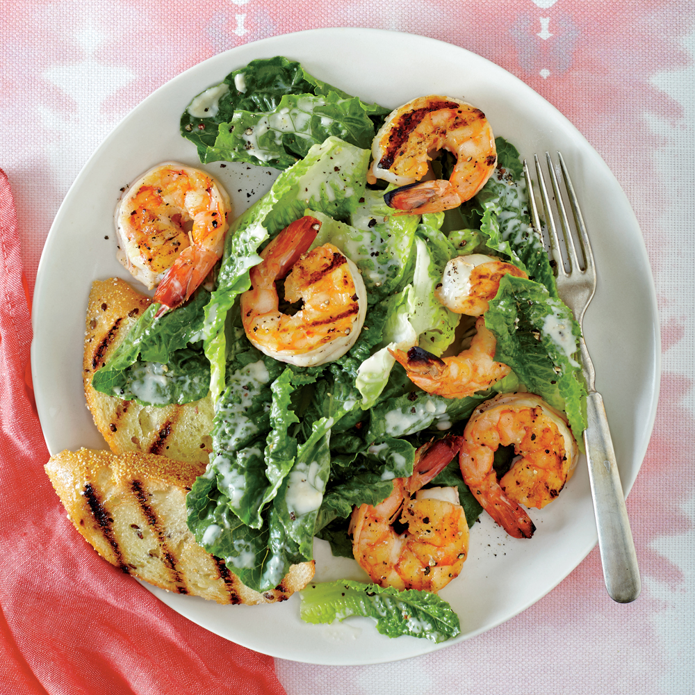 Grilled Shrimp Caesar Salad Grilled Shrimp Caesar Salad