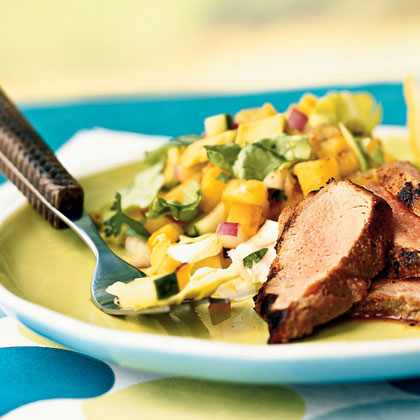 Grilled Pineapple and Avocado Salad Grilled Pineapple and Avocado Salad