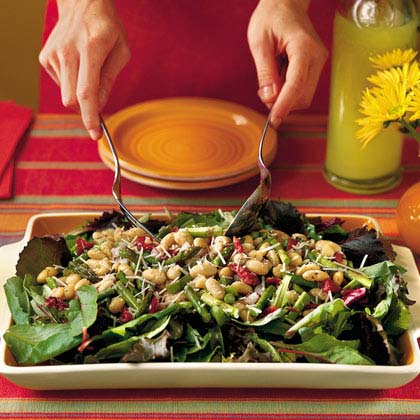 White Bean-and-Asparagus Salad White Bean-and-Asparagus Salad