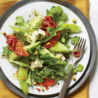 Melon and Crispy Prosciutto Salad Melon and Crispy Prosciutto Salad