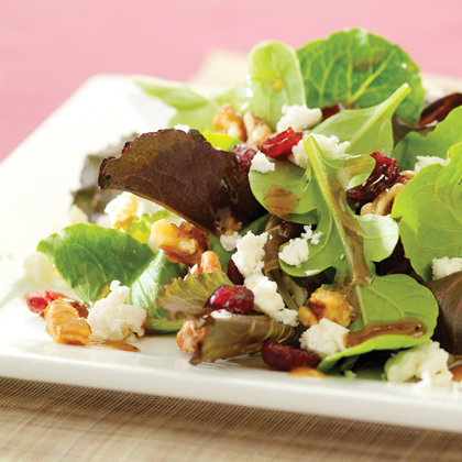 Cranberry and Feta Salad with Dijon Vinaigrette Cranberry and Feta Salad with Dijon Vinaigrette