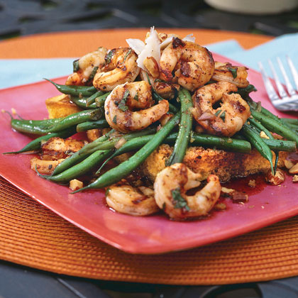 Grilled Shrimp-and-Green Bean Salad Grilled Shrimp-and-Green Bean Salad