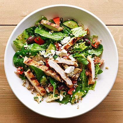 Grilled Chicken and Bulgur Salad