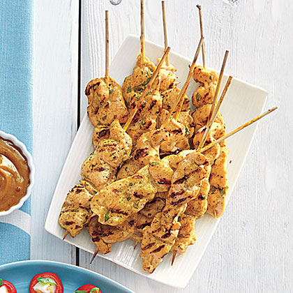 Chicken Satay with Peanut Sauce