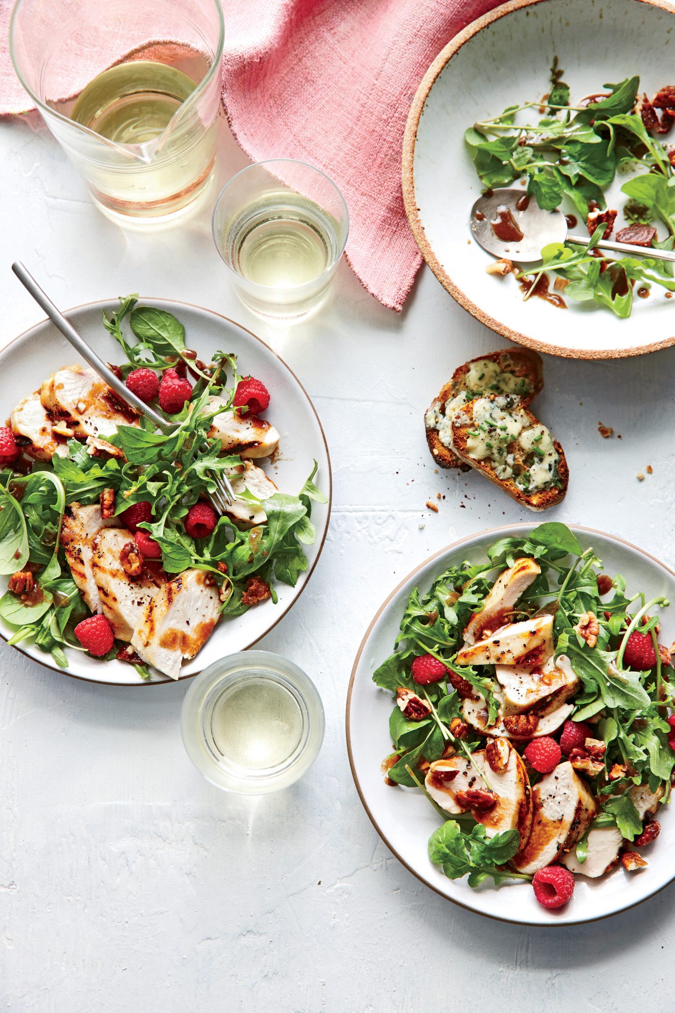 Grilled Balsamic Chicken Salad with Spiced Pecans Grilled Balsamic Chicken Salad with Spiced Pecans
