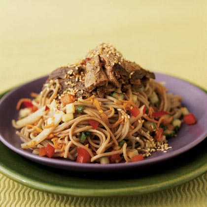 Soba Noodle Salad with Seared Tuna Soba Noodle Salad with Seared Tuna