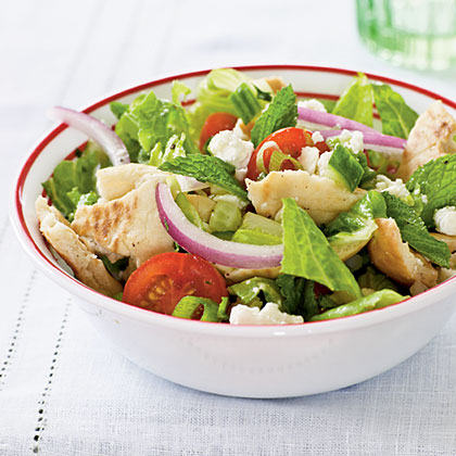 Pita Salad with Tomatoes, Cucumber, and Herbs Pita Salad with Tomatoes, Cucumber, and Herbs