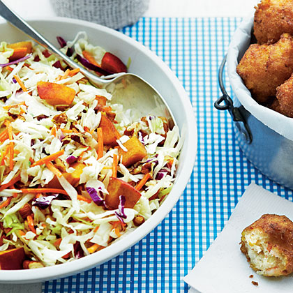 Peach-Ginger Slaw