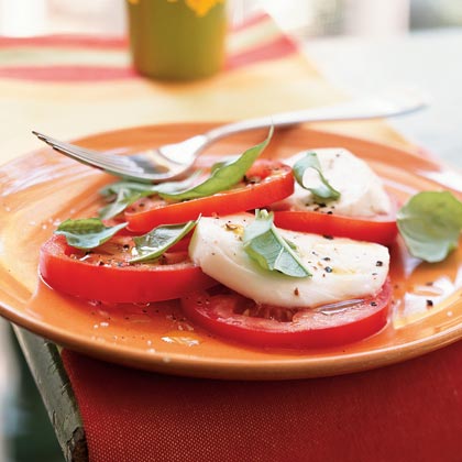 Tomato, Fresh Mozzarella, and Basil Salad Tomato, Fresh Mozzarella, and Basil Salad