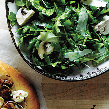 Arugula and Mushroom Salad Arugula and Mushroom Salad