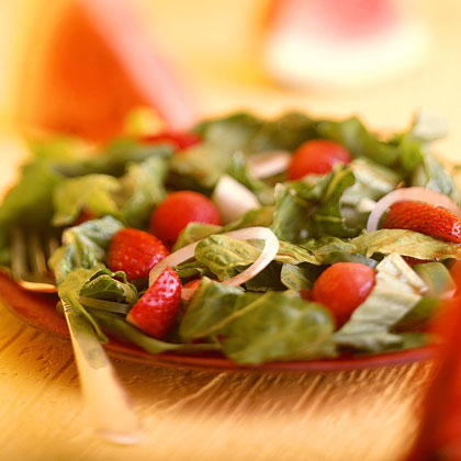 Spinach-and-Watermelon Salad Spinach-and-Watermelon Salad
