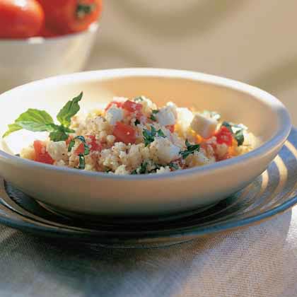 Fresh Mozzarella, Tomato, and Basil Couscous Salad Fresh Mozzarella, Tomato, and Basil Couscous Salad