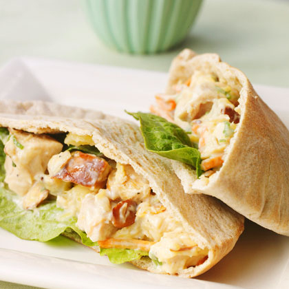 Pineapple Chicken Salad Pitas Pineapple Chicken Salad Pitas