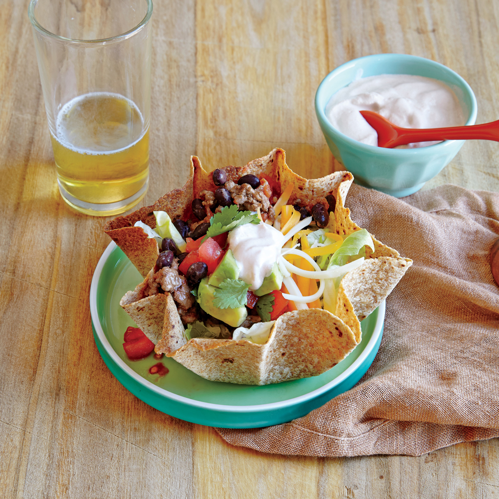 Beef and Bean Taco Salad Beef and Bean Taco Salad