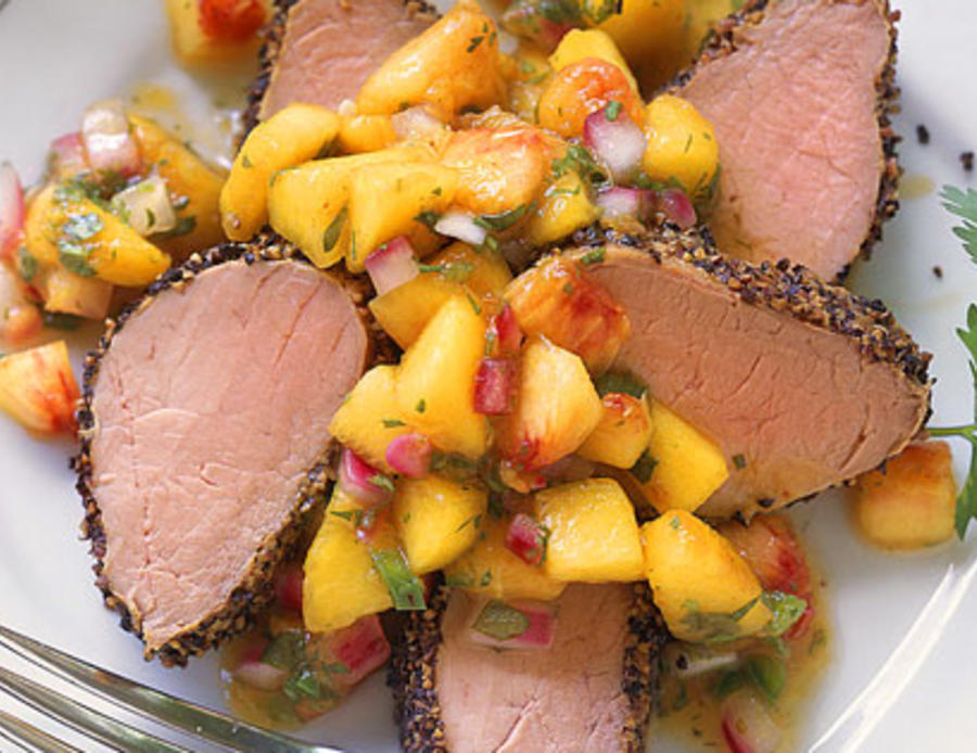 Fresh Peach Salsa