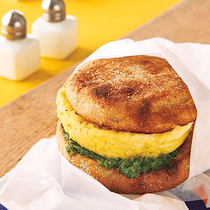 Pesto Egg Sandwich