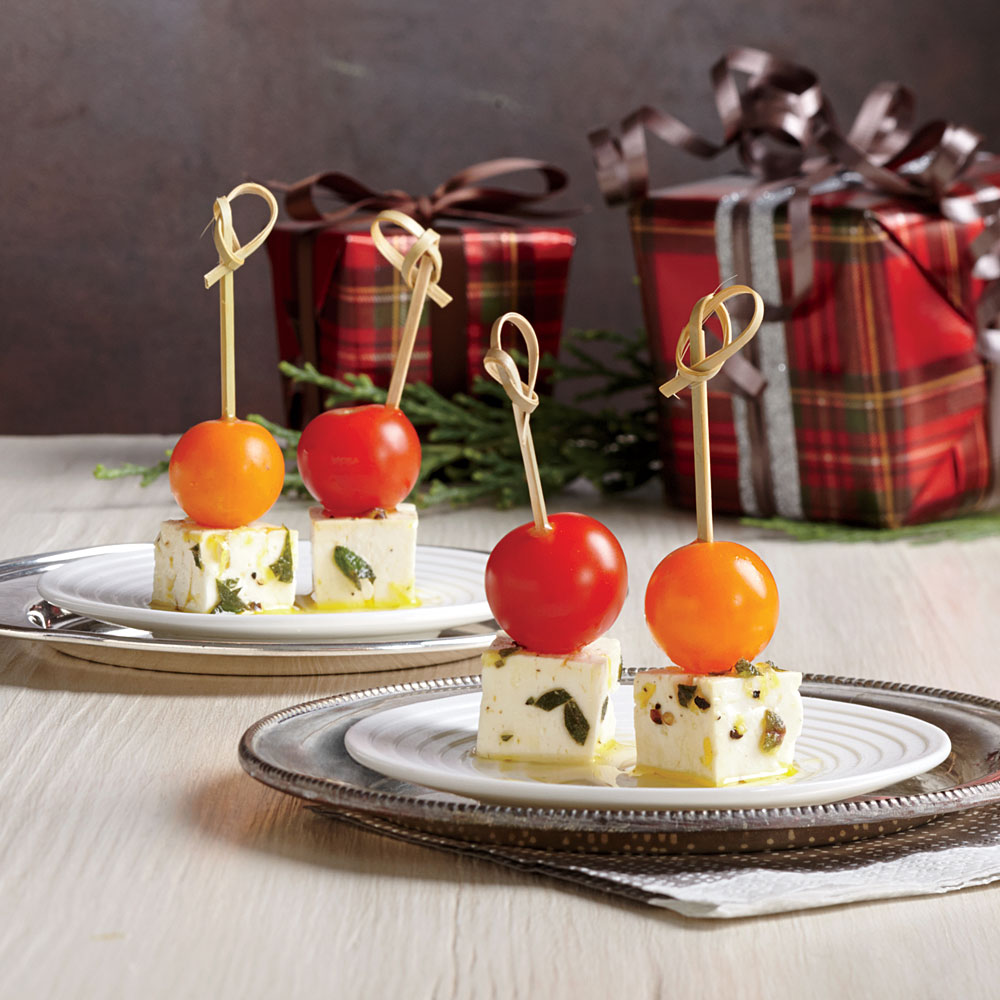 Marinated Feta Skewers Marinated Feta Skewers