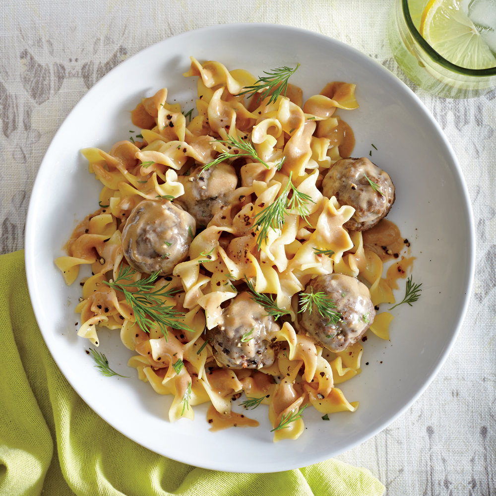 Swedish Meatballs with Red Currant Pan Sauce Swedish Meatballs with Red Currant Pan Sauce