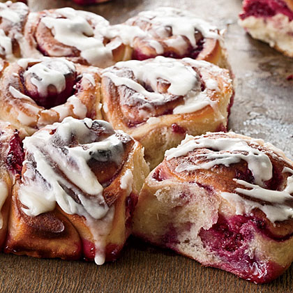 Raspberry-Swirl Sweet Rolls