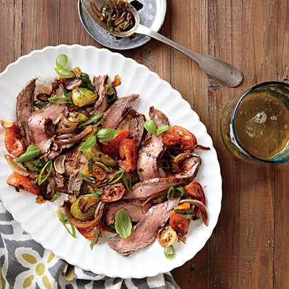 Flank Steak with Tomato-Balsamic Sauce Flank Steak with Tomato-Balsamic Sauce