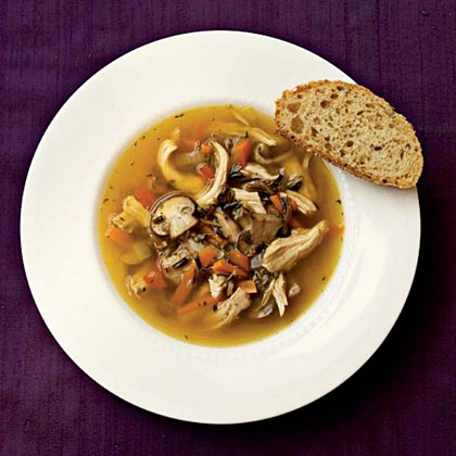 Wild Rice and Mushroom Soup with Chicken Wild Rice and Mushroom Soup with Chicken