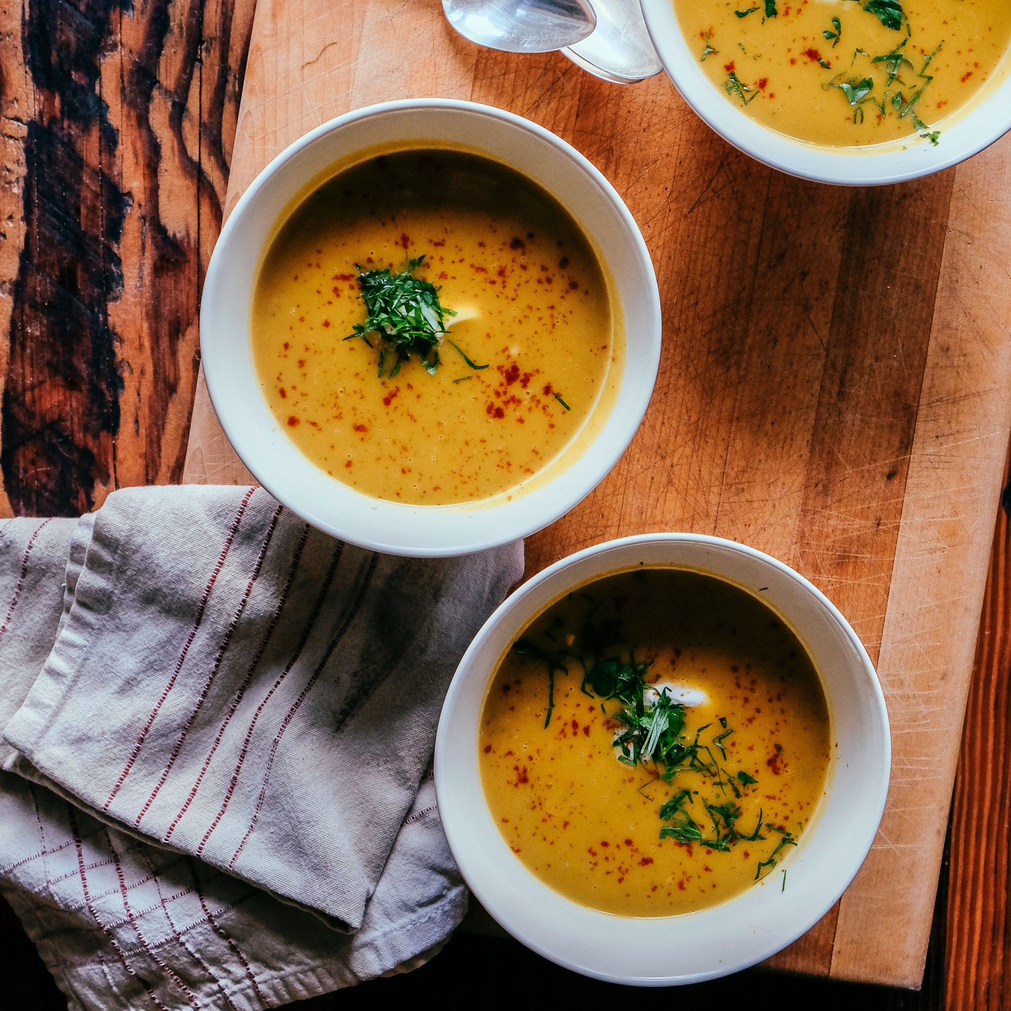 Butternut Squash and Corn Soup