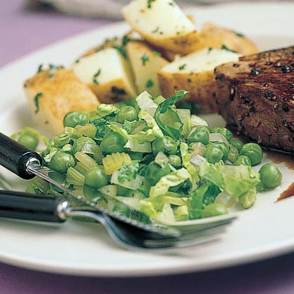 Fresh Peas with Lettuce Fresh Peas with Lettuce