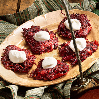 Beet Fritters Beet Fritters
