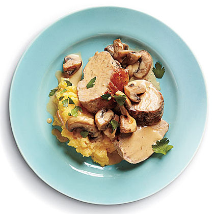 Pork Tenderloin with Mushroom Sauce Pork Tenderloin with Mushroom Sauce