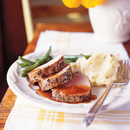 Spiced Pork Tenderloin with Maple-Chipotle Sauce Spiced Pork Tenderloin with Maple-Chipotle Sauce
