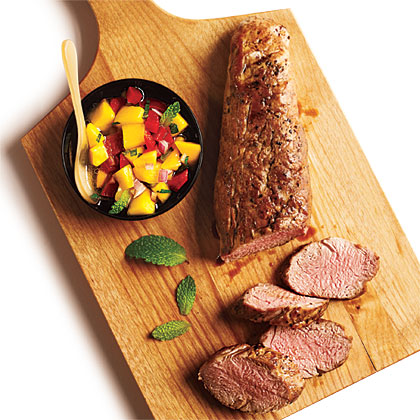 Pork Tenderloin with Mango Salsa