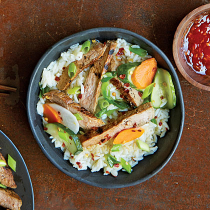 Coconut-Marinated Pork with Rice (Bai Sach Chrouk)