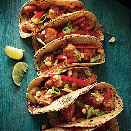 Kung Pao Chicken Tacos Kung Pao Chicken Tacos