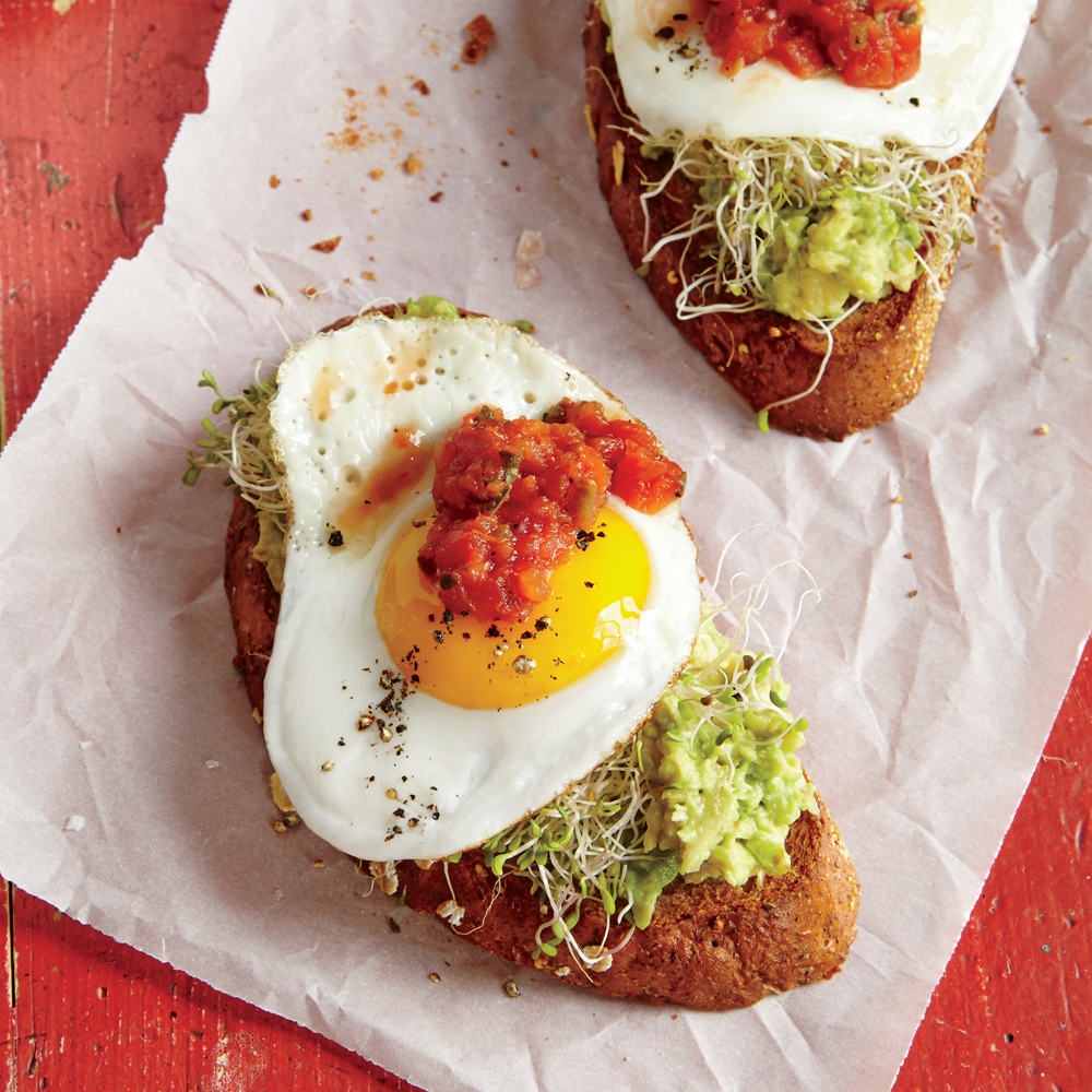 Fried Egg and Avocado Toasts Fried Egg and Avocado Toasts
