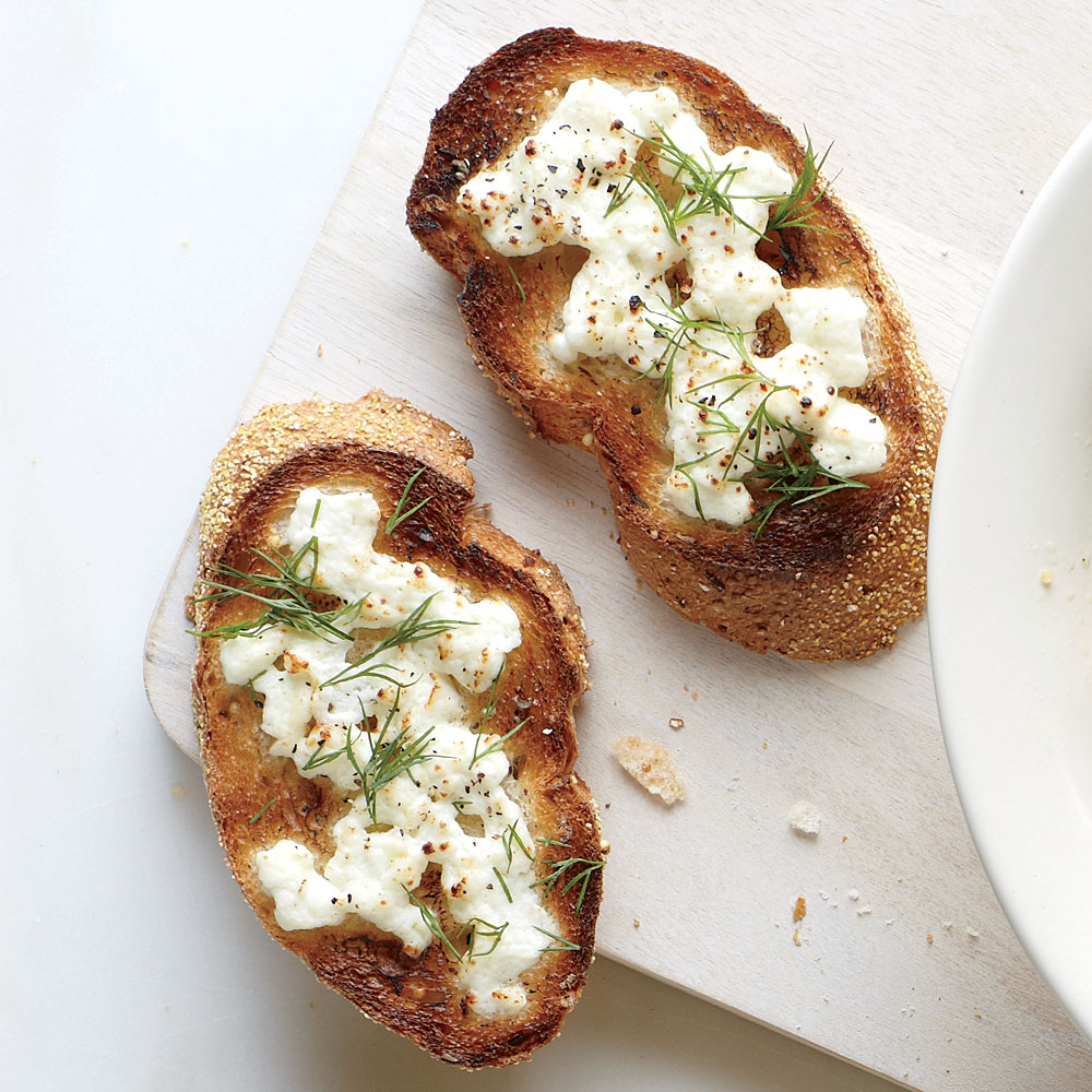 Goat Cheese Toasts Goat Cheese Toasts