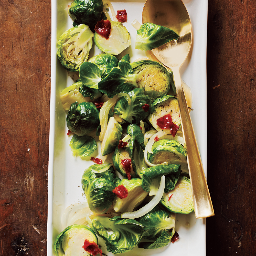 Sautéed Brussels Sprouts with Bacon Sautéed Brussels Sprouts with Bacon