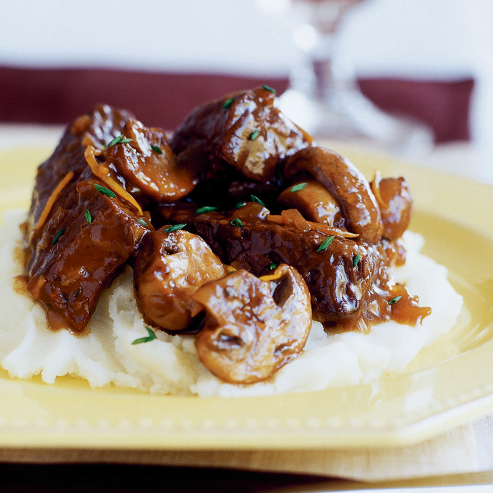 Slow-braised Beef Stew with Mushrooms Slow-braised Beef Stew with Mushrooms