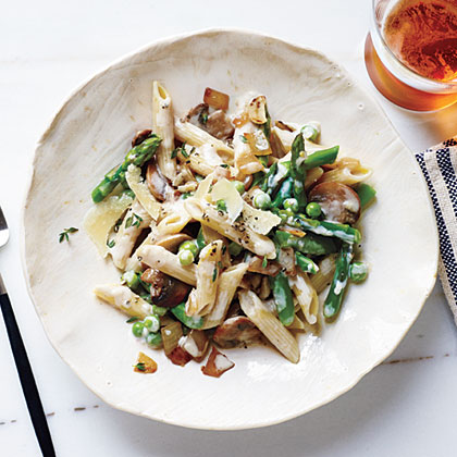 Spring Vegetable Penne with Lemon-Cream Sauce Spring Vegetable Penne with Lemon-Cream Sauce