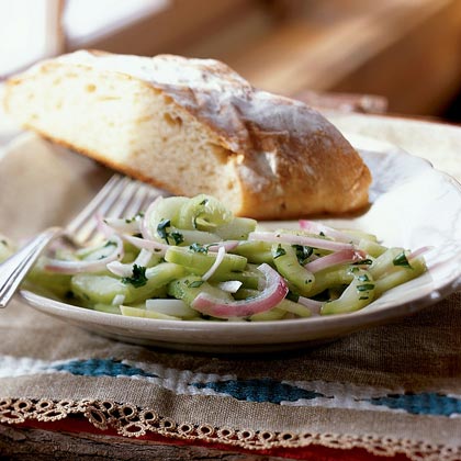 Cucumbers Vinaigrette